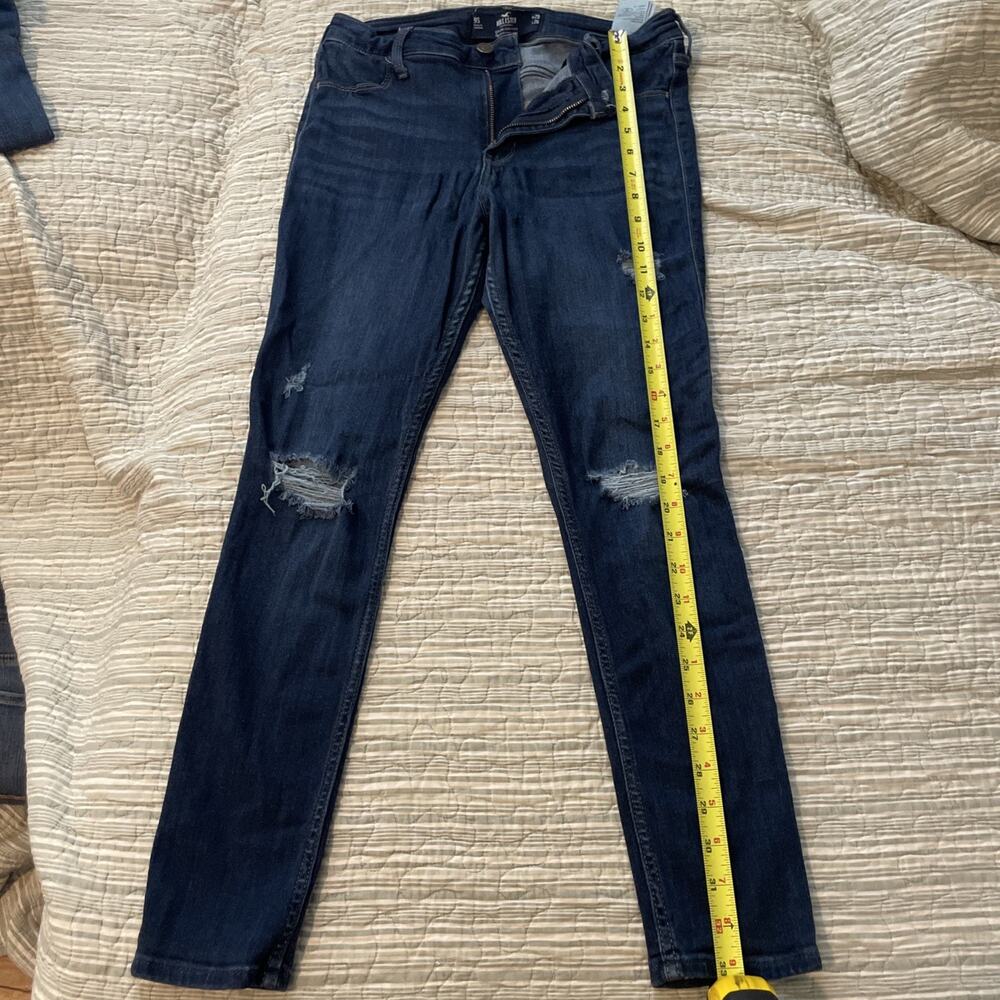 Hollister Women's High-Rise Super Skinny Jeans Size W29 L26 Blue